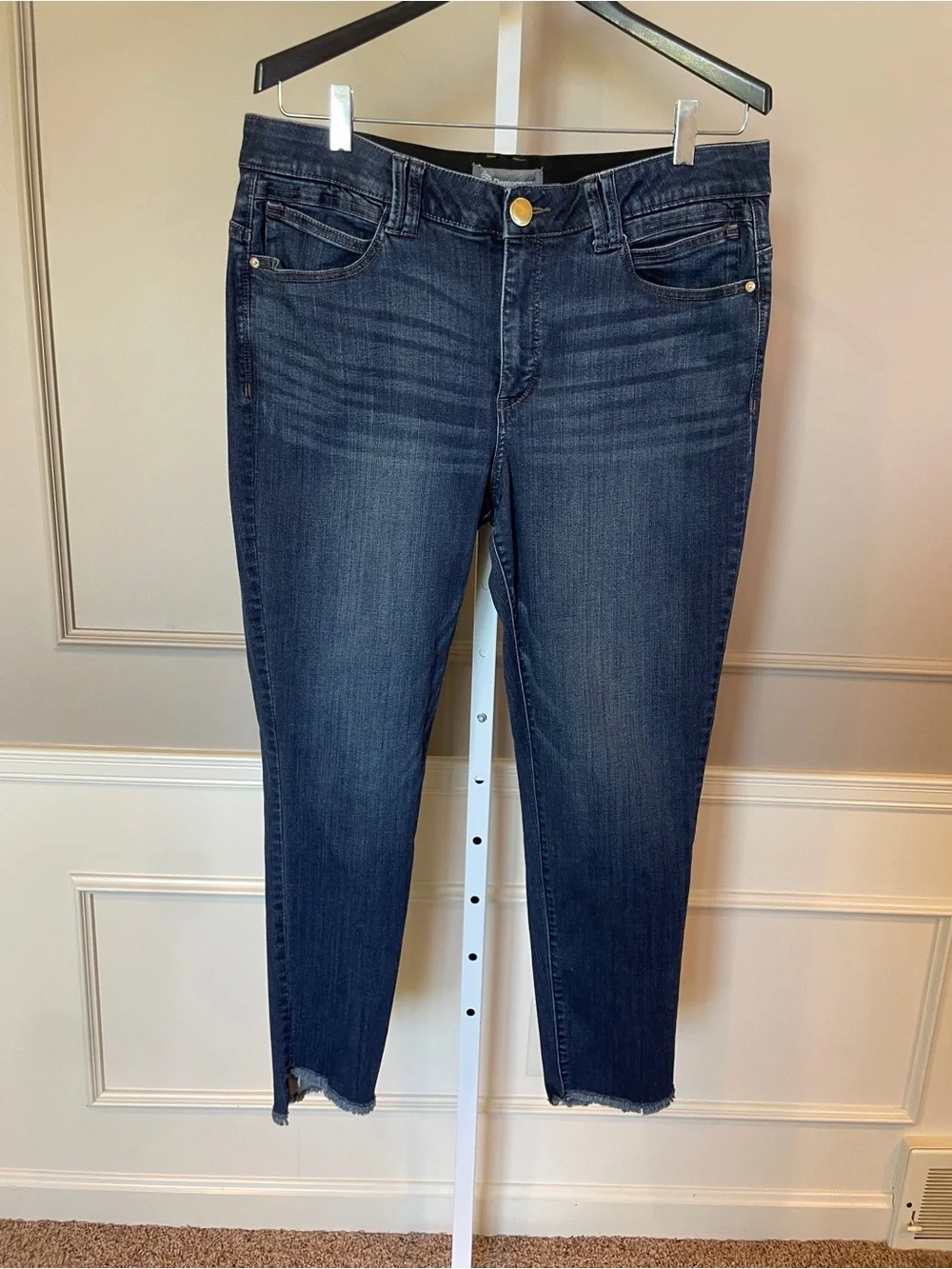 Democracy Raw Hem Ankle Denim Jeans 16 